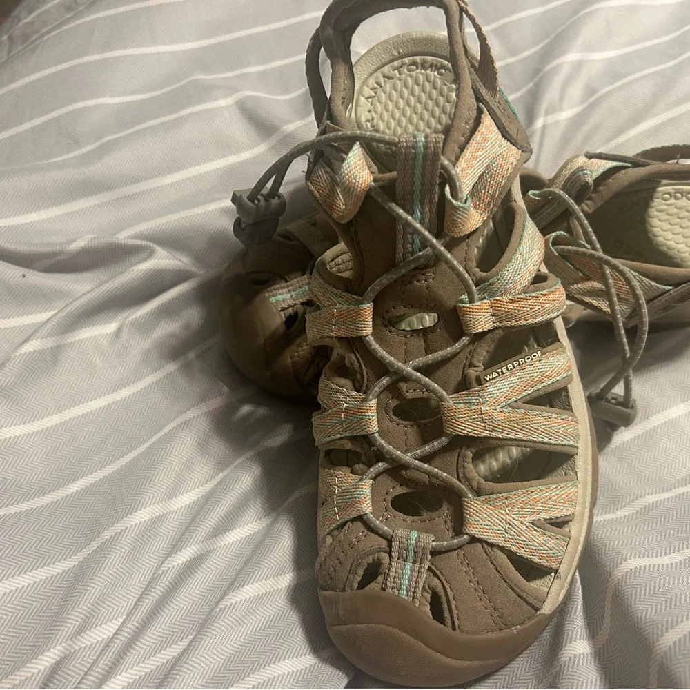 Keen Taupe Coral Women’s Whisper Waterproof Sandals - Picture 2 of 8